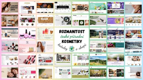 Rozmanitost české přírodní kosmetiky - katalog e-shopů