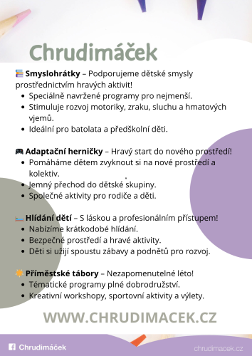 Chrudimáček - péče o děti a rodiny